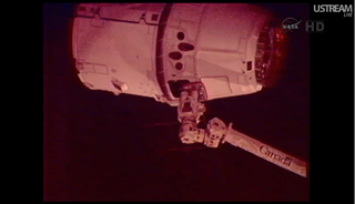 Illustration for article titled Watch Space X Dragon Make Its Historic ISS Dock Live (Updating)